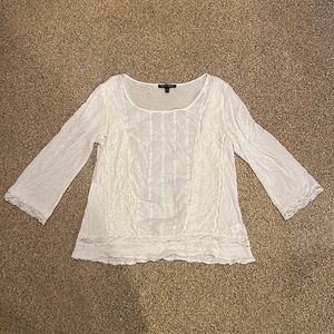 white lace blouse